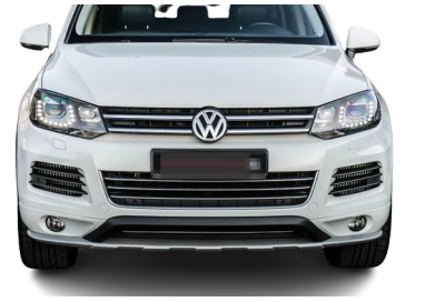 Накладка переднего бампера V.4 для VW TOUAREG 2010-2018