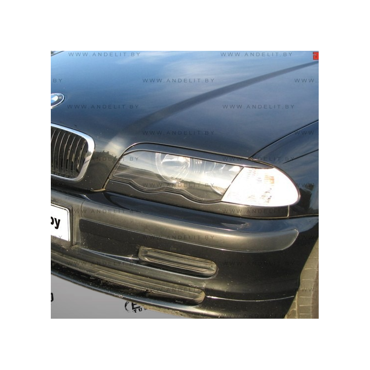 Реснички на фары для BMW 3 серии E46 Sedan дорестайлинг Реснички на фары для BMW 3 серии E46 Sedan дорестайлинг